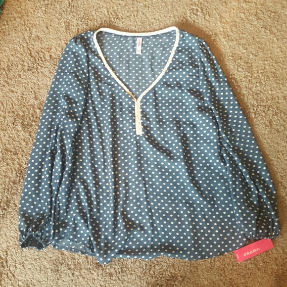 *must go* Nwt Turquoise Silky Peasant Blouse