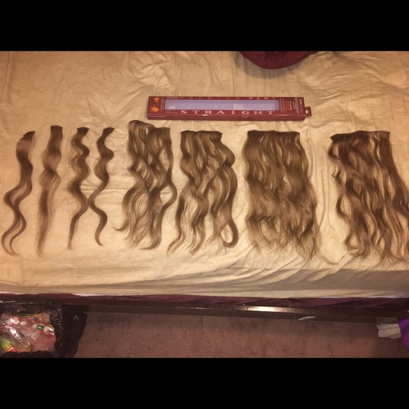 100% REAL human hair extensions!!!