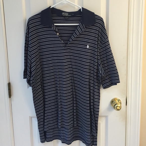 Striped collared shirt