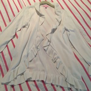 Lilly Pulitzer Ruffle Cardigan