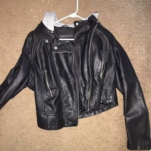Leather jacket