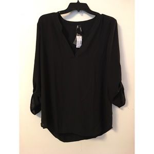Maurice's V-neck sheer Top