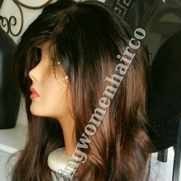 U part wig with lace top closure mixed lengths main image 4