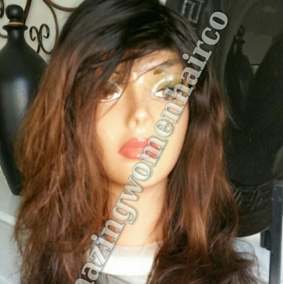 U part wig with lace top closure mixed lengths