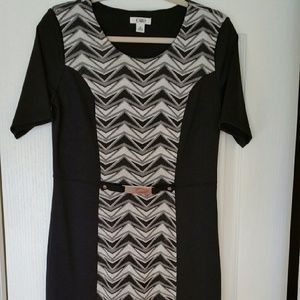 Black and white dress