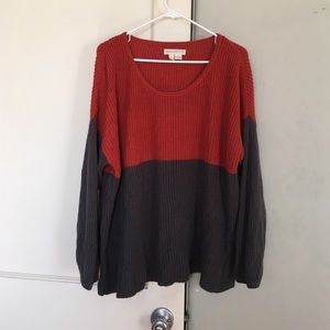 Colorblock sweater