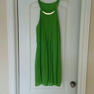 Beautiful bright green summer dress