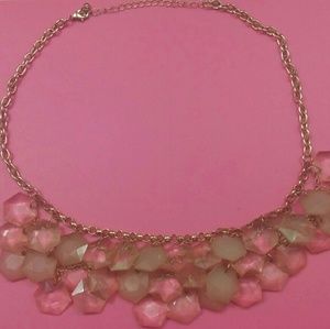 Gold Tone and Crystal Necklace