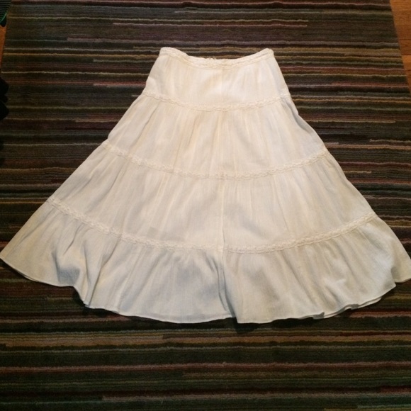 White maxi skirt-adorable!