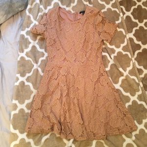 A nude lace Forever 21 dress (size L)
