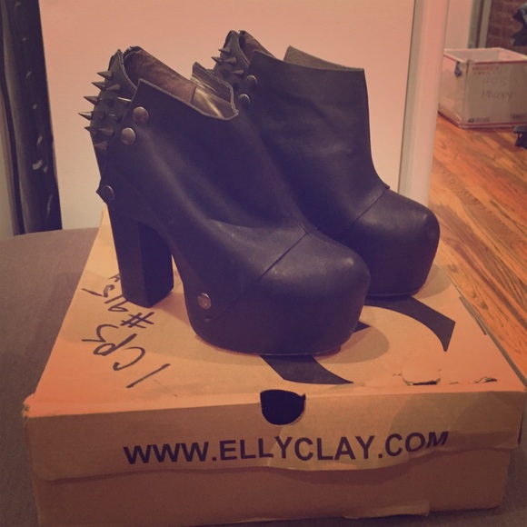 Elly Cay chunky platform booties