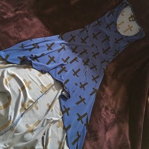 Rue21 High Low Open Back Cross Dress