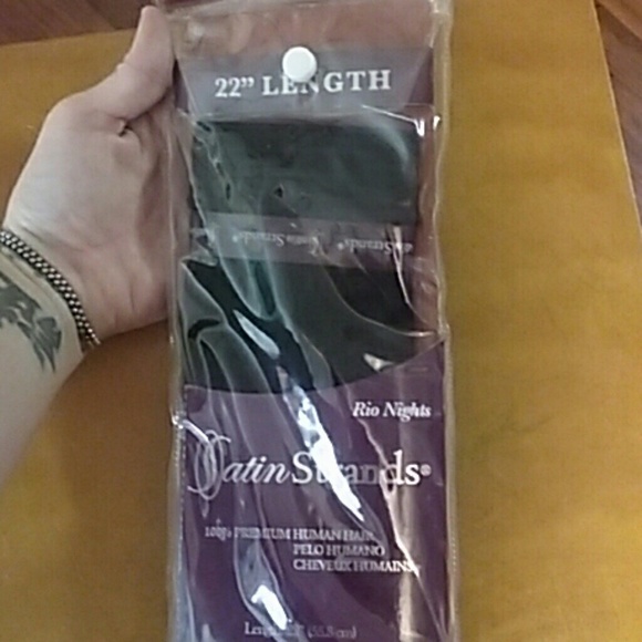 22" Satin Strands Hair Extensions in Rio Nights