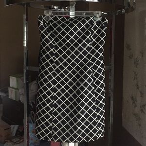 Black and white dress