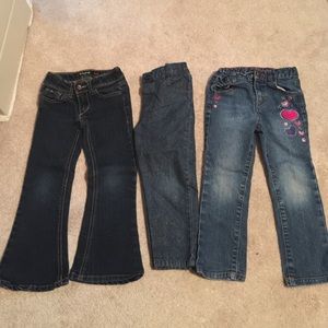 Girls 4t jeans lot