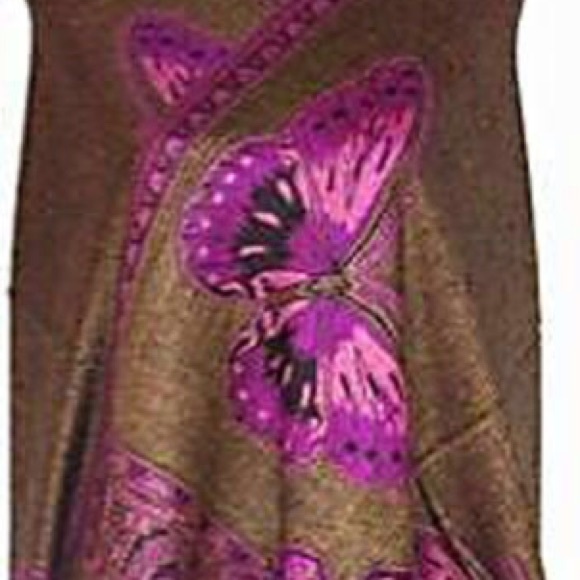 On Reorder ❤️ New Purple Reversible pashmina - Picture 2 of 2