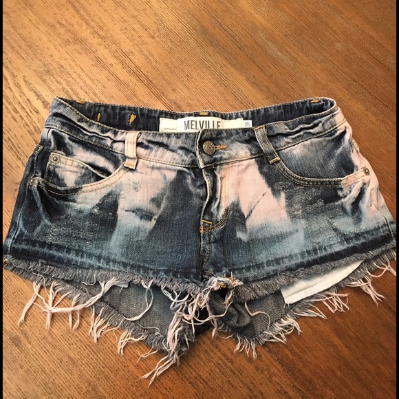 Brandy Melville acid washed jean shorts