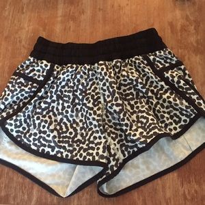 Lululemon printed running shorts