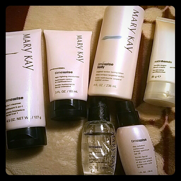 Mary kay Timewise and and satin hands