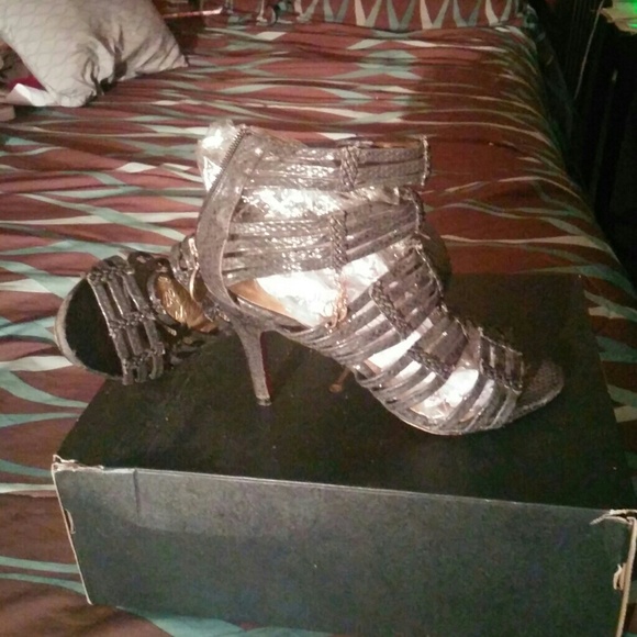 Grey 4"Heels