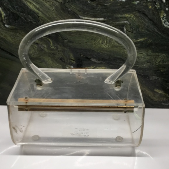 One Of A Kind Vintage Lucite Purse. - Picture 3 of 3