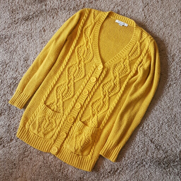 *must go* Mustard Cardigan Sweater