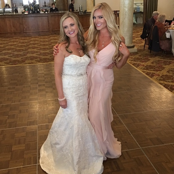 Vera wang bridesmaids dresses blush size 6 - Picture 3 of 4