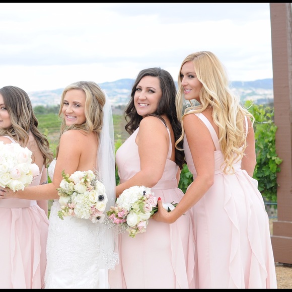 Vera wang bridesmaids dresses blush size 6 - Picture 4 of 4