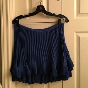 NWT Sz 8 Banana Republic Blue Skirt