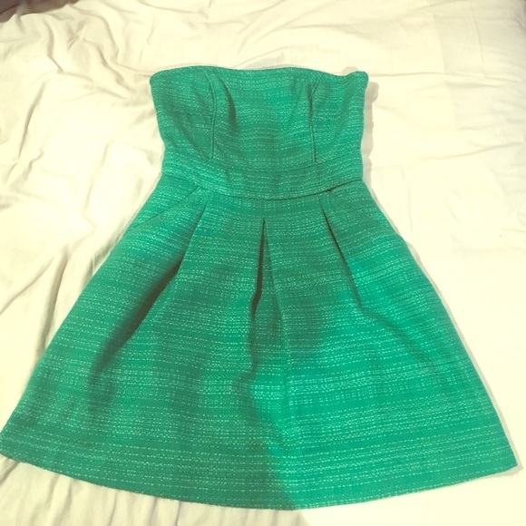Short green dress worn only once!