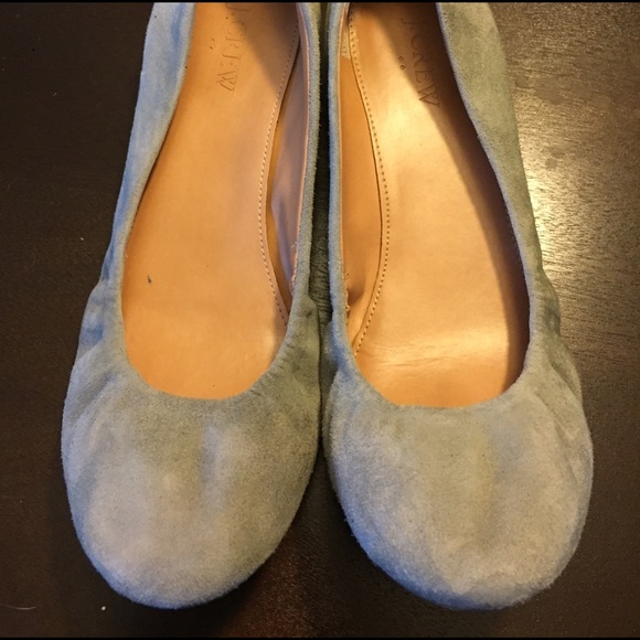 J. Crew suede flats