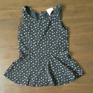 H&M peplum blouse 10\12