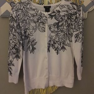 Ann Taylor Size SP Floral Cardigan