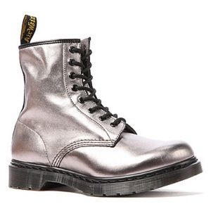 🆕 Dr. Martens 1460 Pewter Metallic Leather Boots