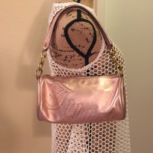 Juicy Couture pink metallic handbag