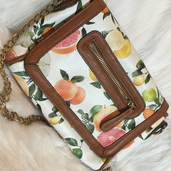 Aldo Grapefruit Patterned Crossbody