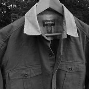 Gray men's Eddie Bauer button up