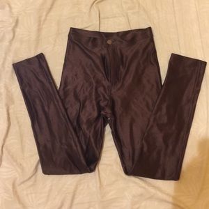 EUC American Apparel Disco Pant Brown Size Small