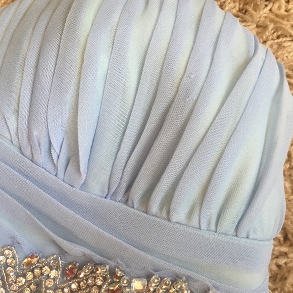 Strapless embellished waist gown - Picture 2 of 4