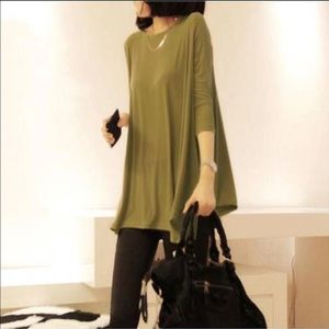 New! Loose swingshirt