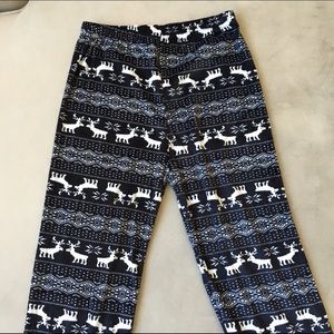 Fashion Reindeer Leggings - NWT