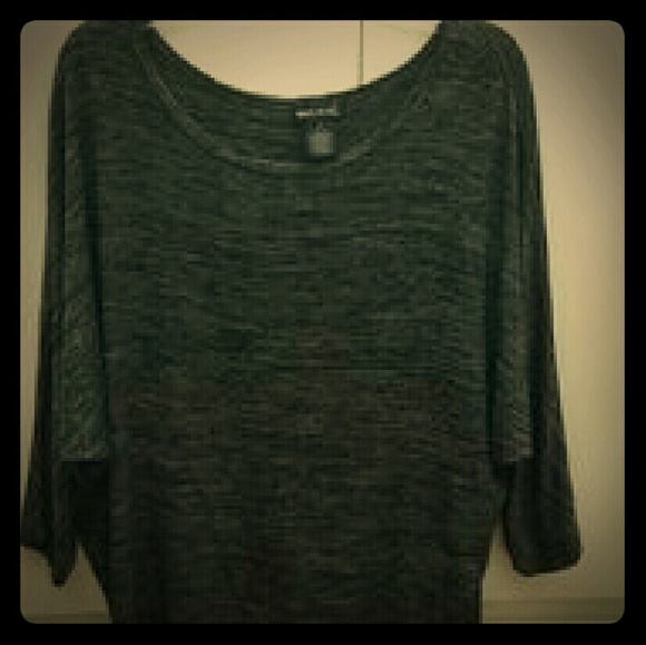 Dark gray half shirt women's