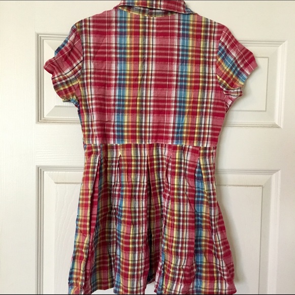 Plaid Tunic Top for Girls - Picture 2 of 3
