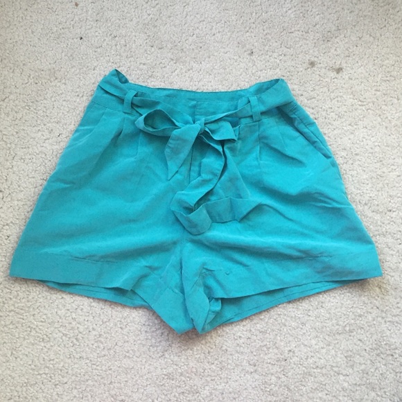 Turquoise shorts by H&M