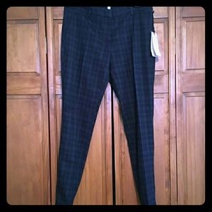 Women's slacks slim  plaid