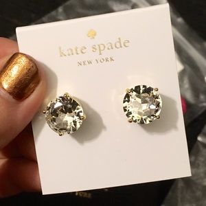 Kate Spade Clear "Gumdrops" Studs