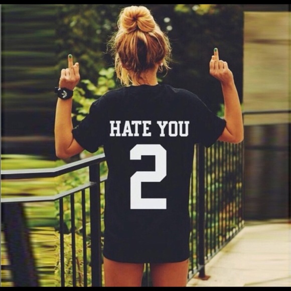 Hate You 2 Tee Shirt - Picture 4 of 4