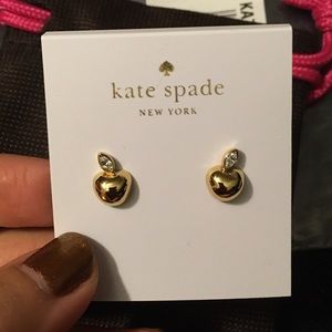 Kate Spade "Apple of My Eye" Studs