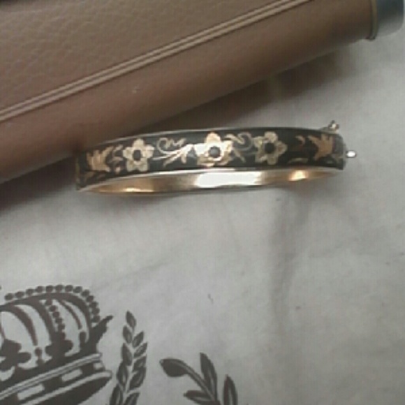 Vintage damascene bracelet