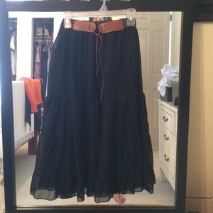 Fun black skirt